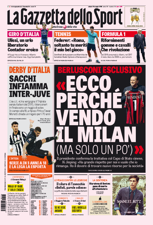 The 2014/15 Calcio Saga III - Page 32 Prima_pagina_grande